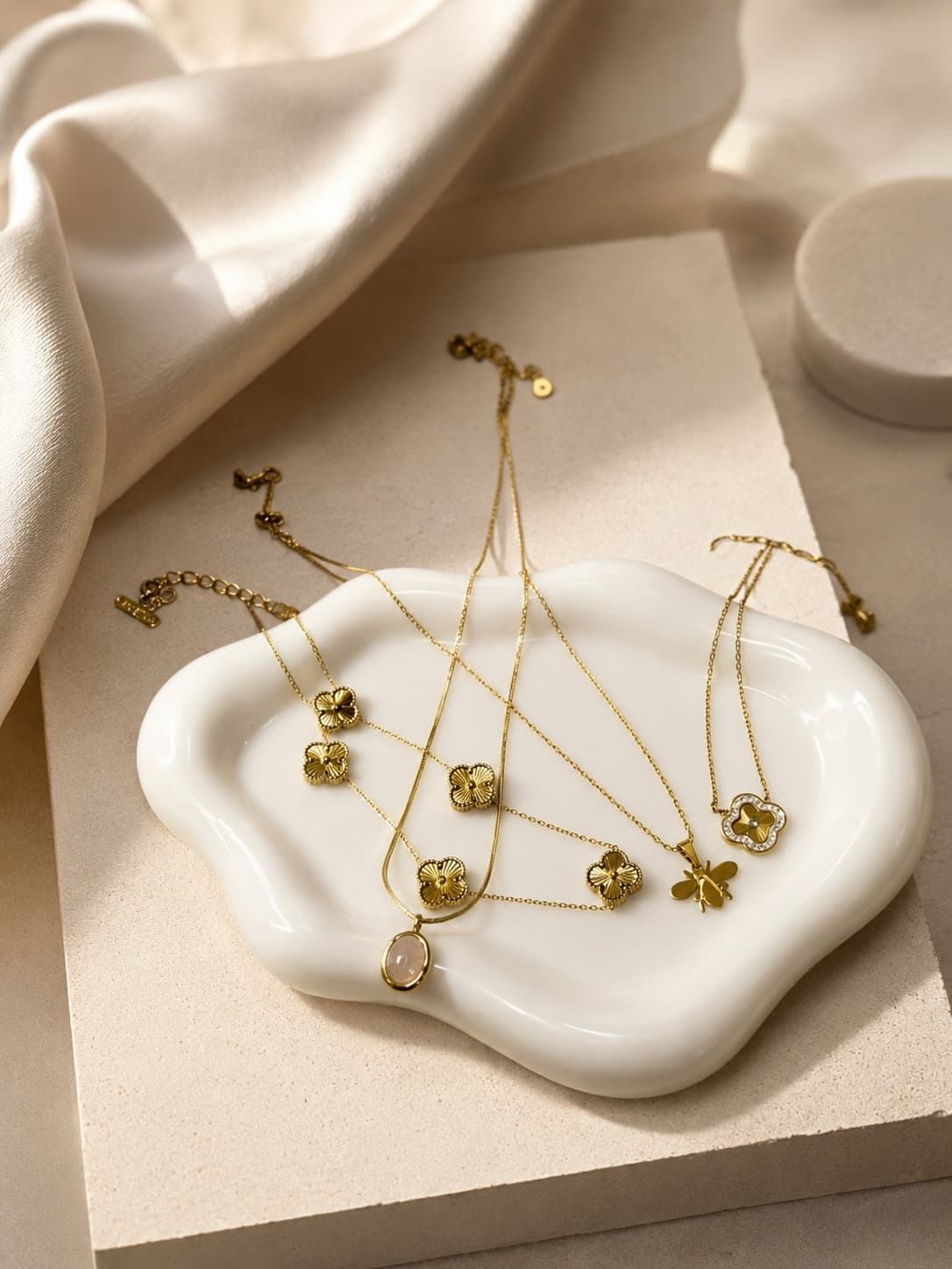 Collection Colliers — bijoux en acier inoxydable Aurelia