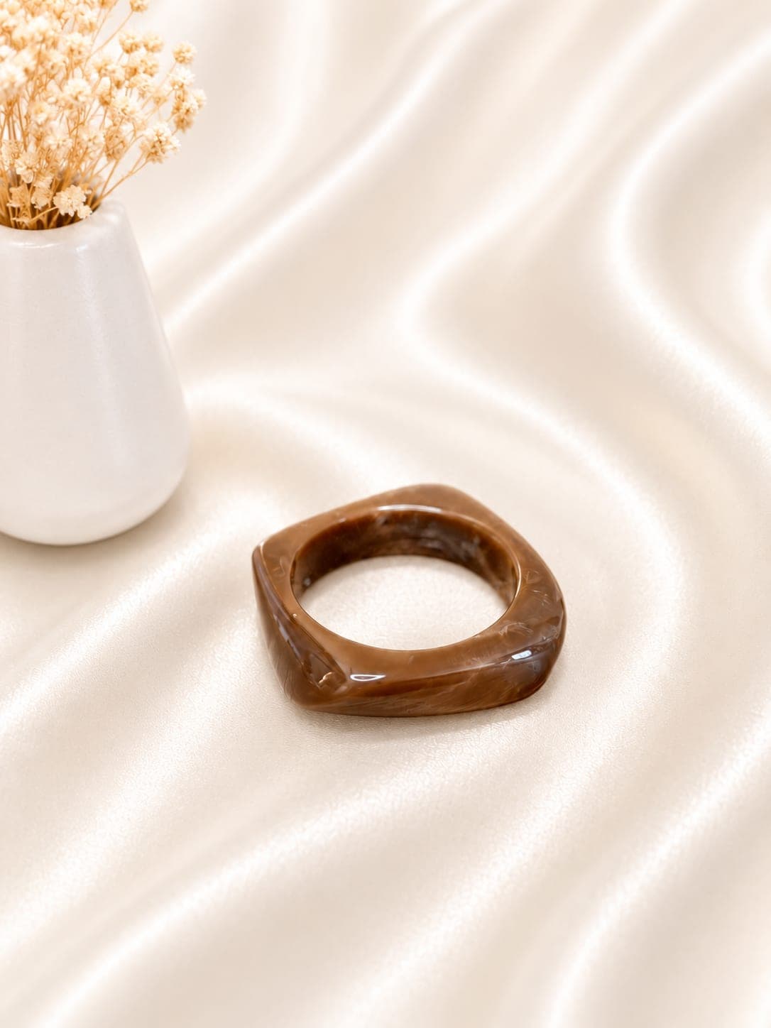 Bangle Resine Marron