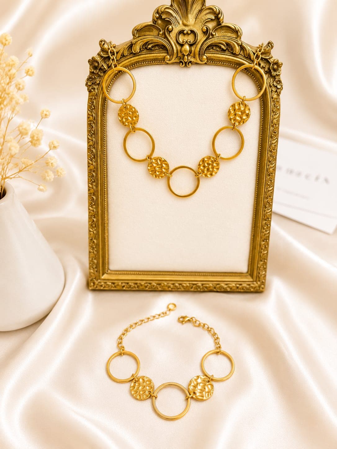 Maillons Ronds Boules Dore — bijou en acier inoxydable, Aurelia Jewelry House