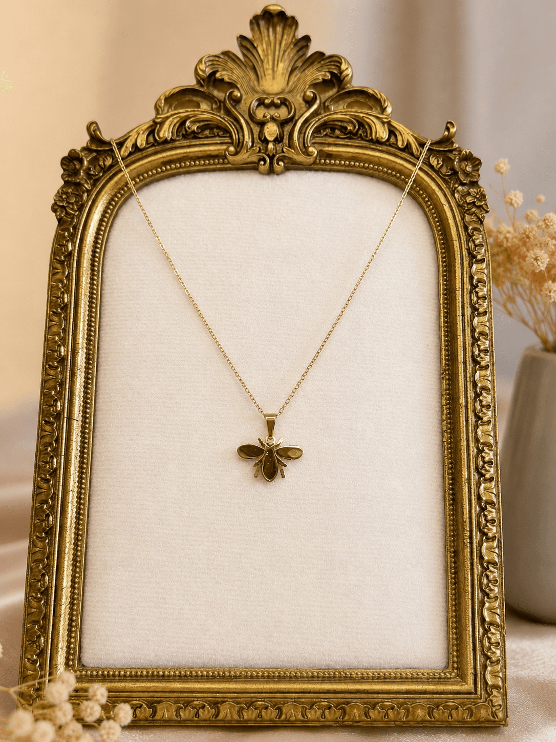 Collier Abeille Doree