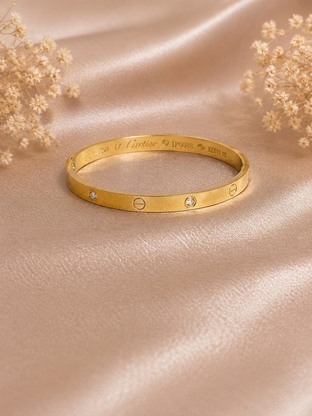 Bracelet Jonc Vis Or Jaune