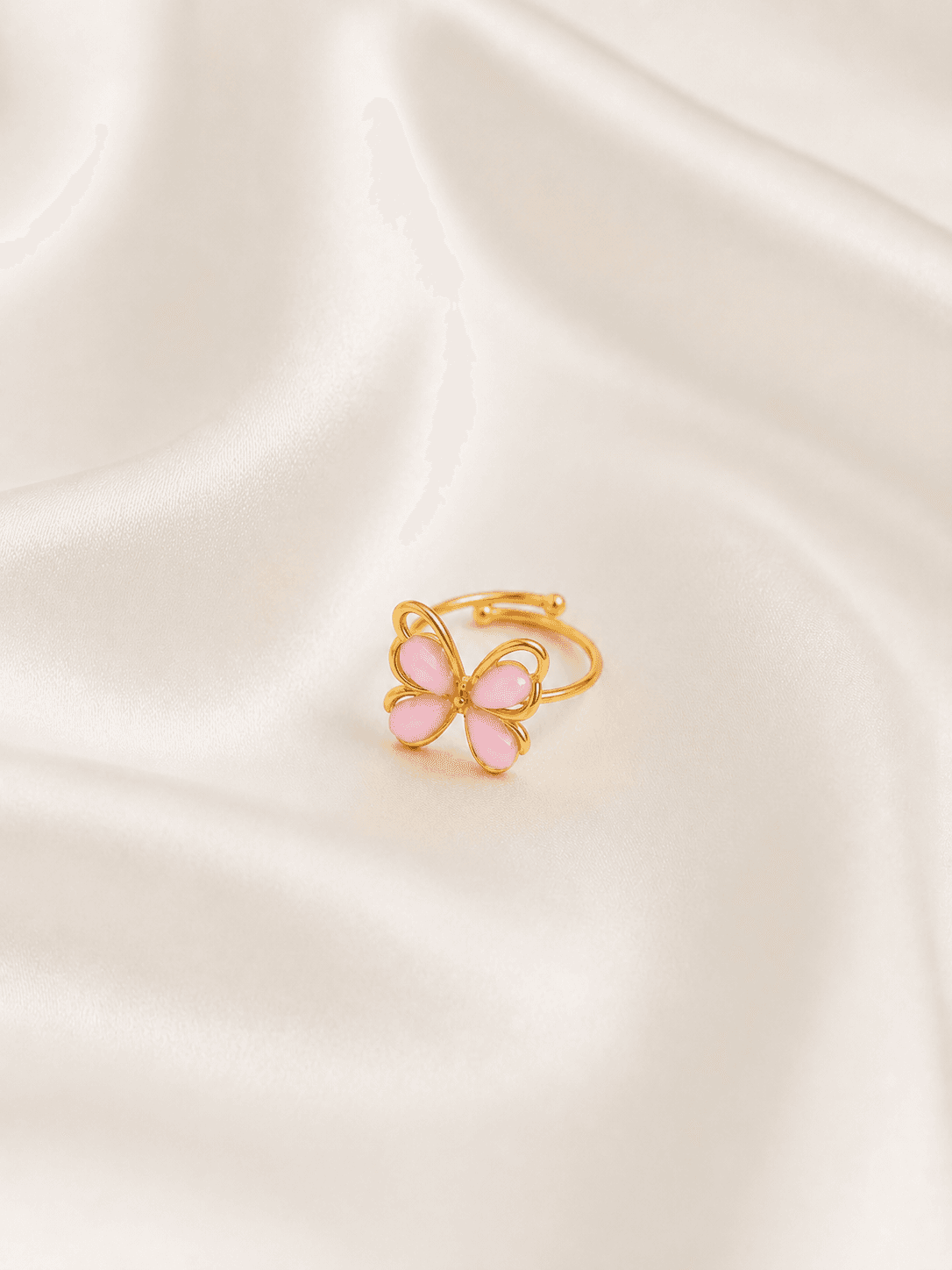 Bague Papillon Nacre