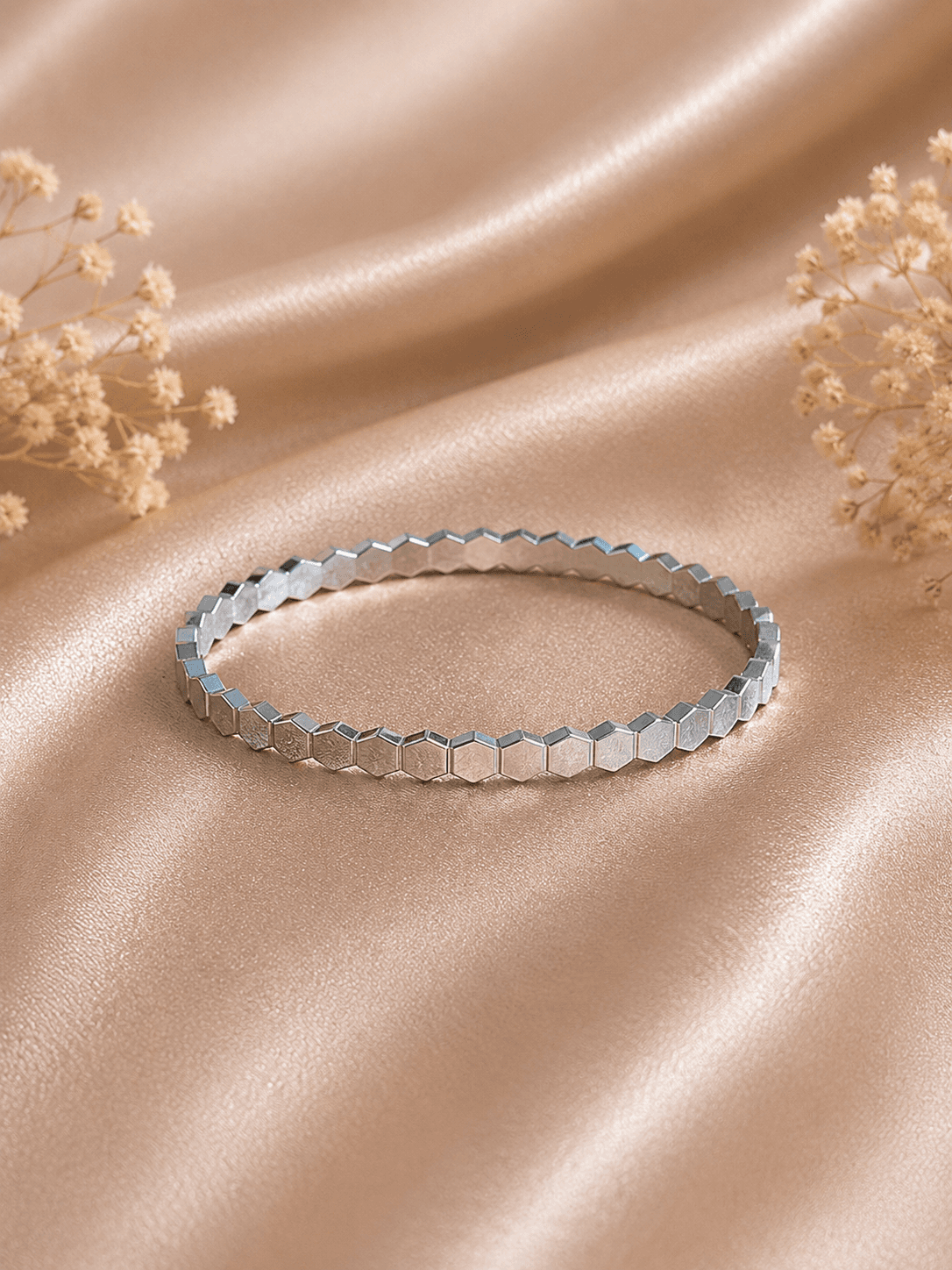 Bracelet Jonc Nid d'Abeille