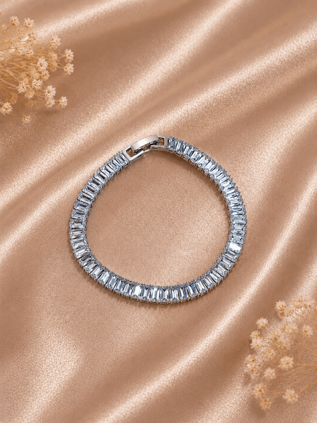 Bracelet Tennis Baguettes Cristal