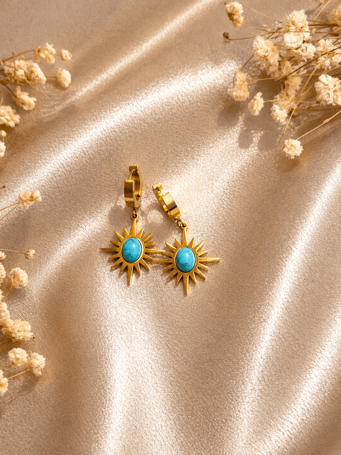 Boucles Soleil Turquoise