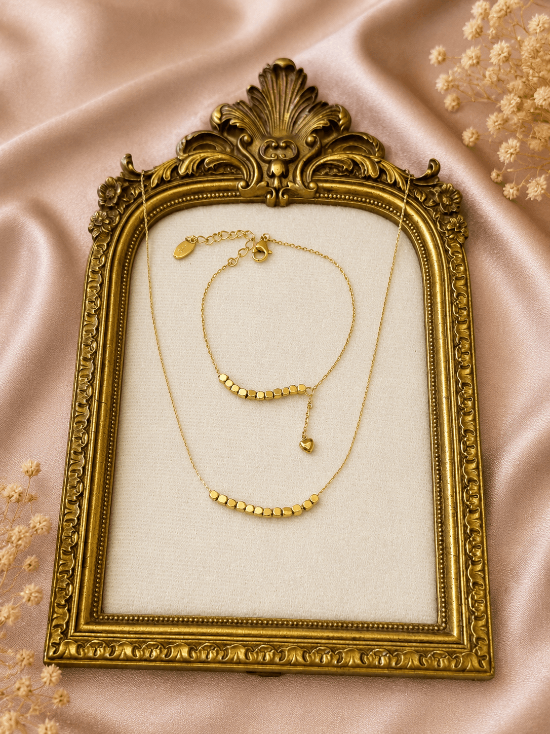 Perles Cubiques Dore