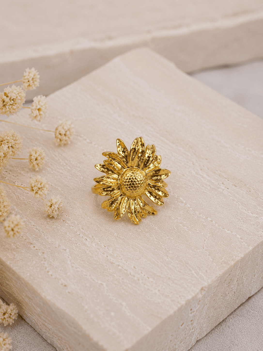 Bague Marguerite Doree